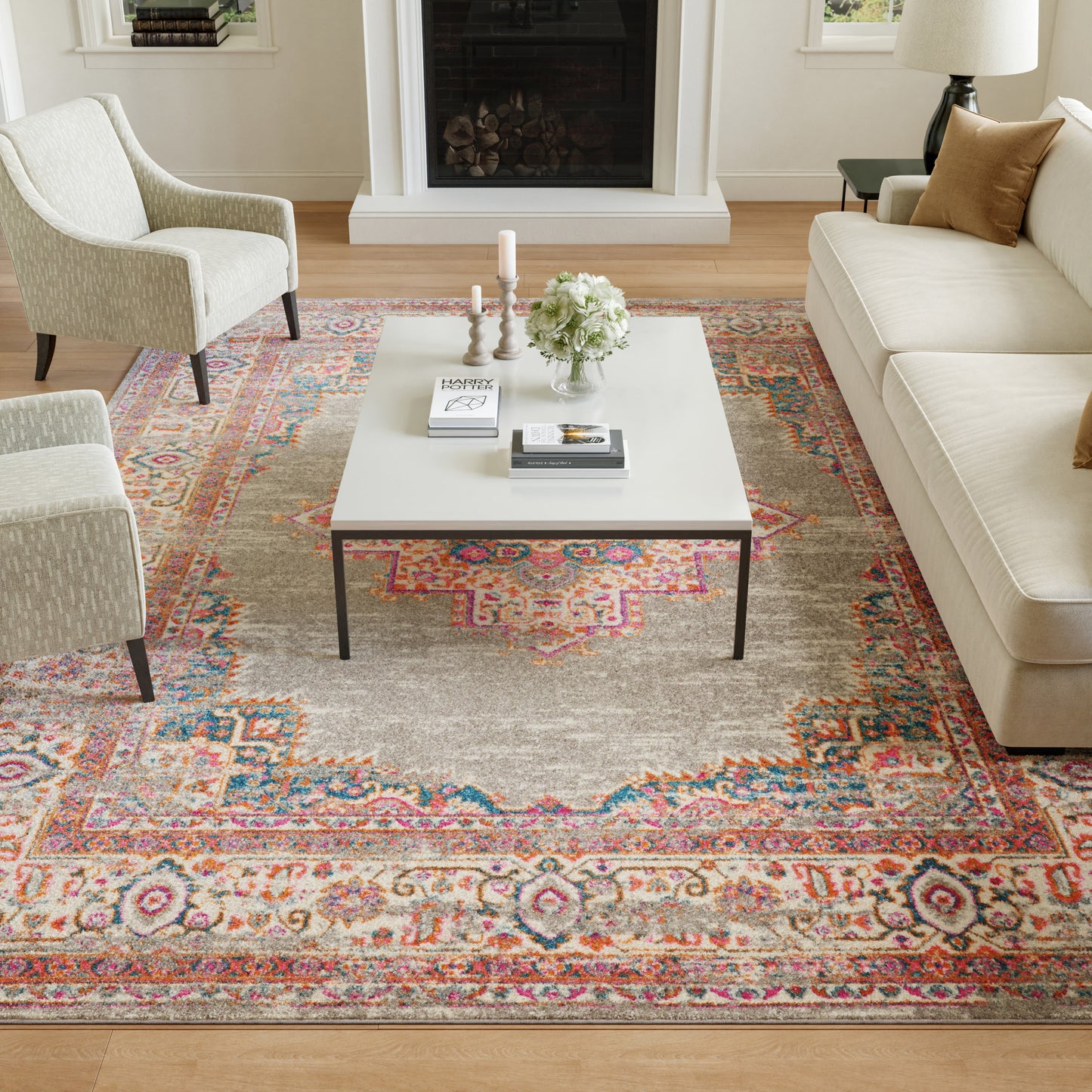 Nourison Home Passion  Grey  Transitional