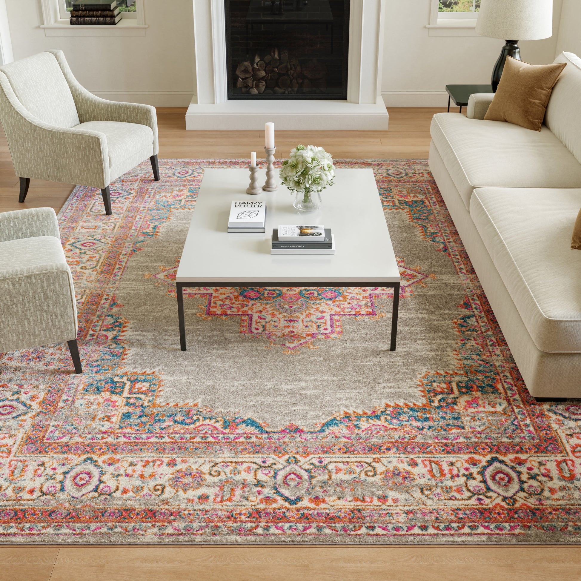 Nourison Home Passion  Grey  Transitional