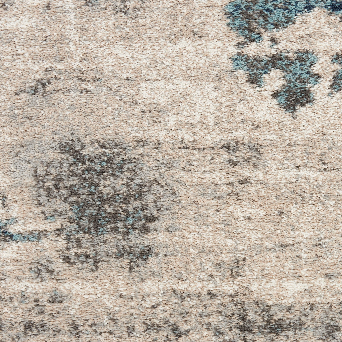 Nourison Home American Manor  Ivory Blue  Contemporary