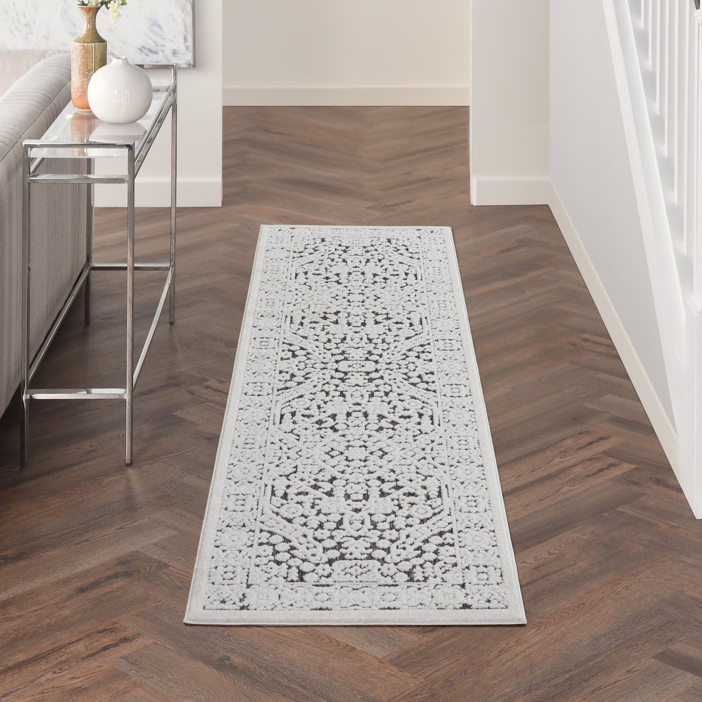 Nourison Home Key Largo  Dark Grey  Transitional