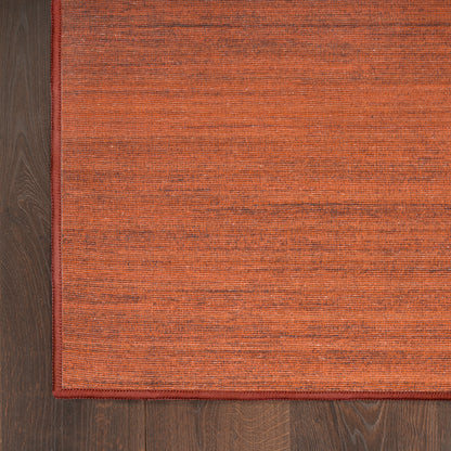 Nourison Home Washable Essentials  Brick  Contemporary