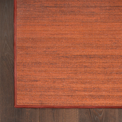 Nourison Home Washable Essentials  Brick  Contemporary