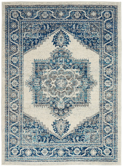 Nourison Home Persian Vintage PRV01 Ivory Blue  Power-loomed Rug