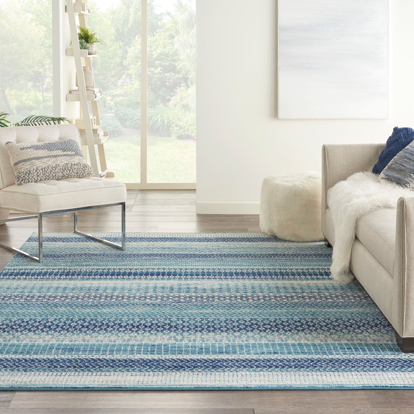 Nourison Home Passion  Navy Blue  Contemporary