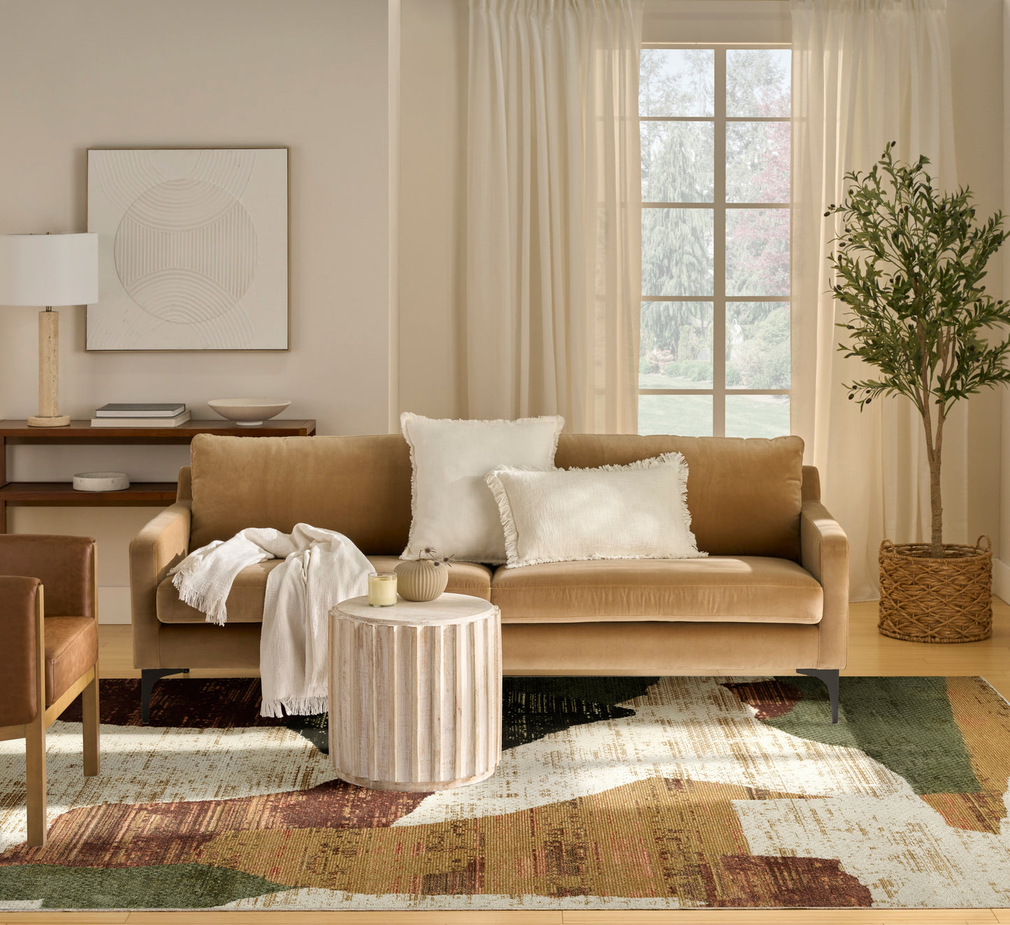 Nourison Home Nordic  Beige Multi  Contemporary