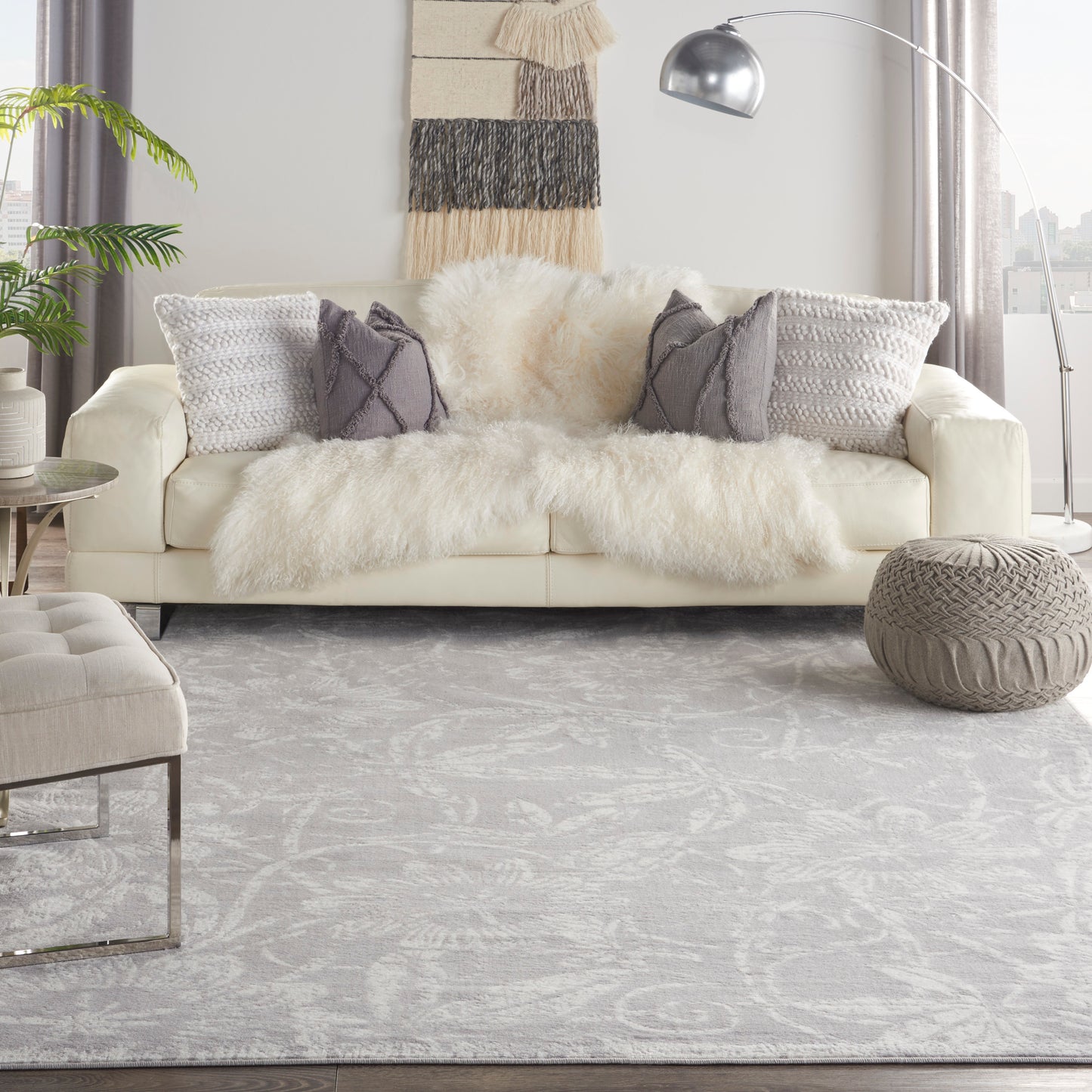 Nourison Home Whimsicle  Grey  Contemporary