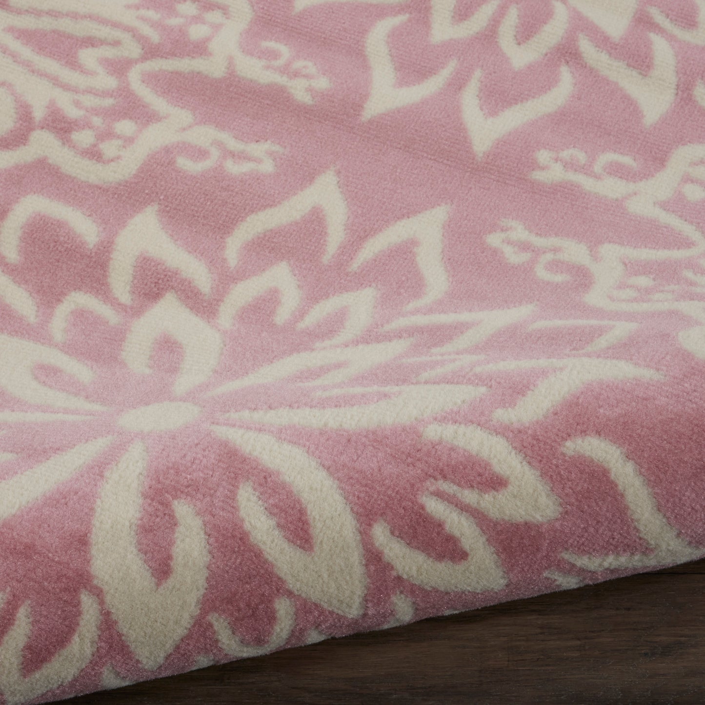 Nourison Home Jubilant  Ivory Pink  Transitional