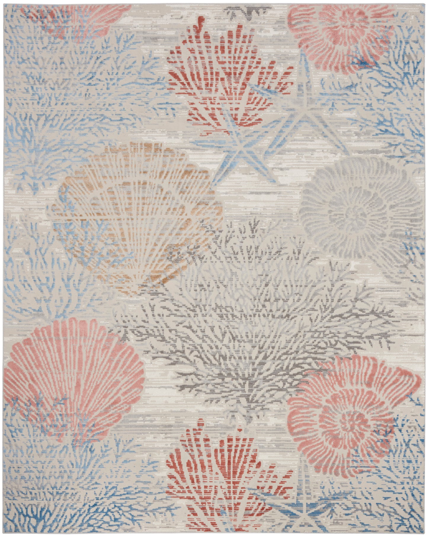 Nourison Home Seaside SDS04 Multicolor Contemporary Power-loomed Rug