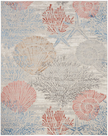 Nourison Home Seaside SDS04 Multicolor Contemporary Power-loomed Rug