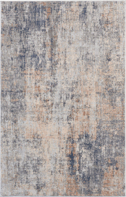 Nourison Home Rustic Textures RUS01 Grey Beige Contemporary Power-loomed Rugs