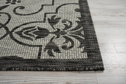 Nourison Home Country Side  Ivory Charcoal  Transitional