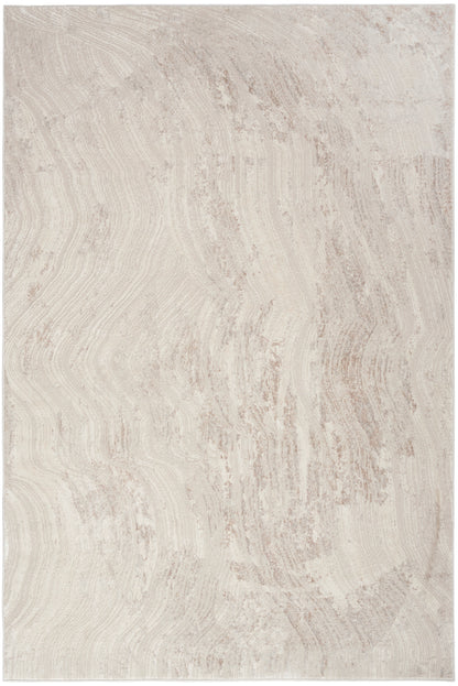 Calvin Klein CK024 Irradiant IRR04 Silver Grey Contemporary Power-loomed Rug