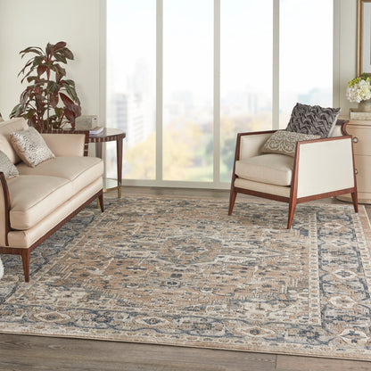 Nourison Home Quarry  Beige Grey  Transitional