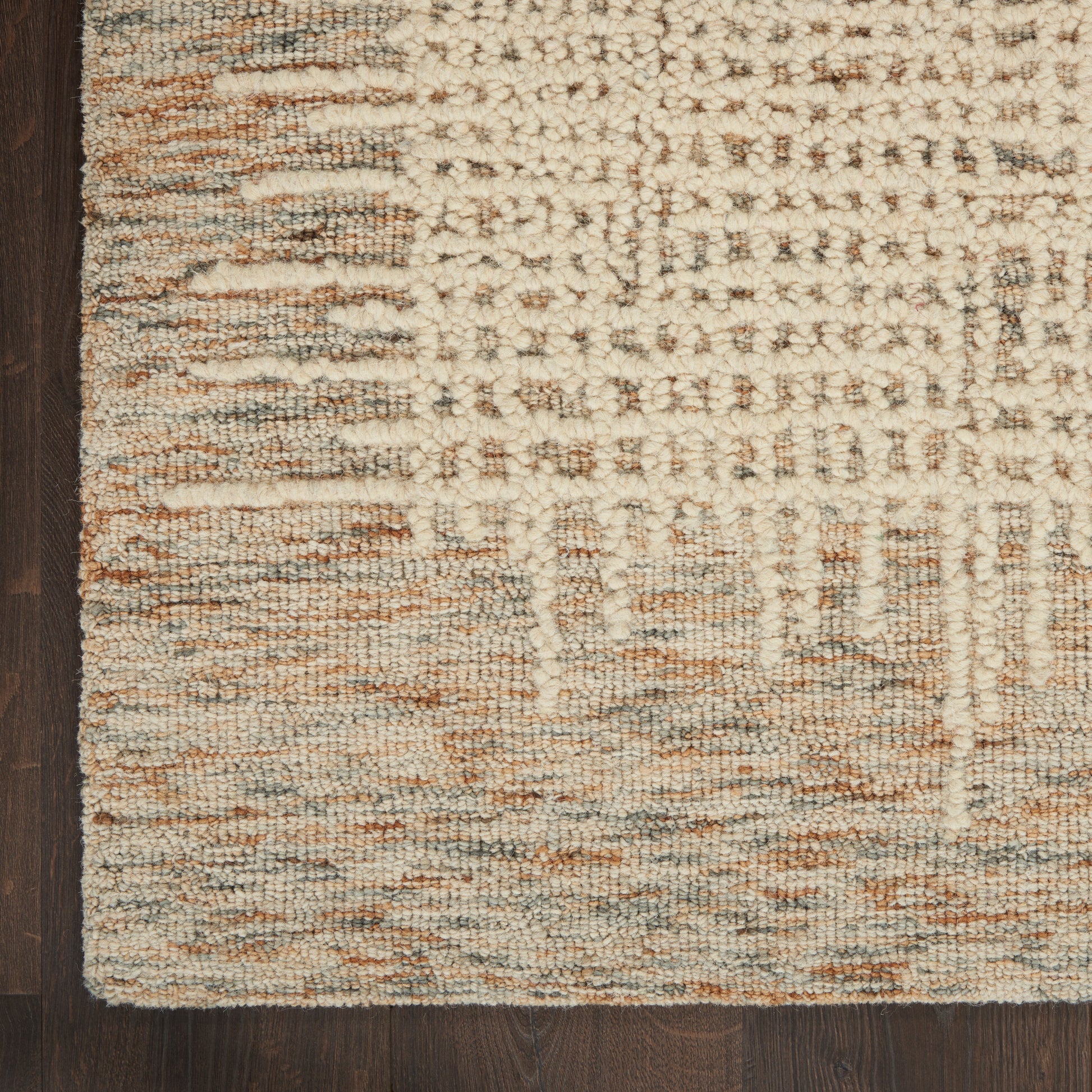 Nourison Home Colorado  Beige Multicolor  Contemporary