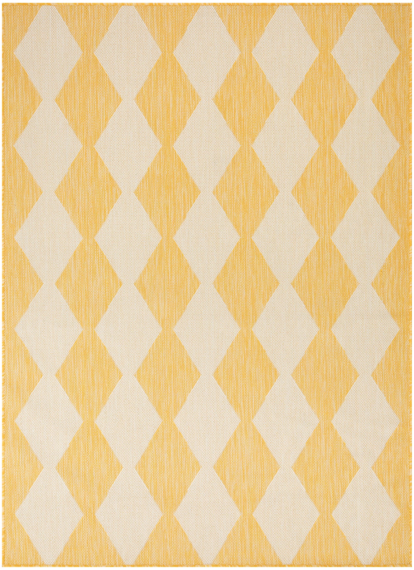 Nourison Home Positano POS04 Yellow Contemporary Power-loomed Rug