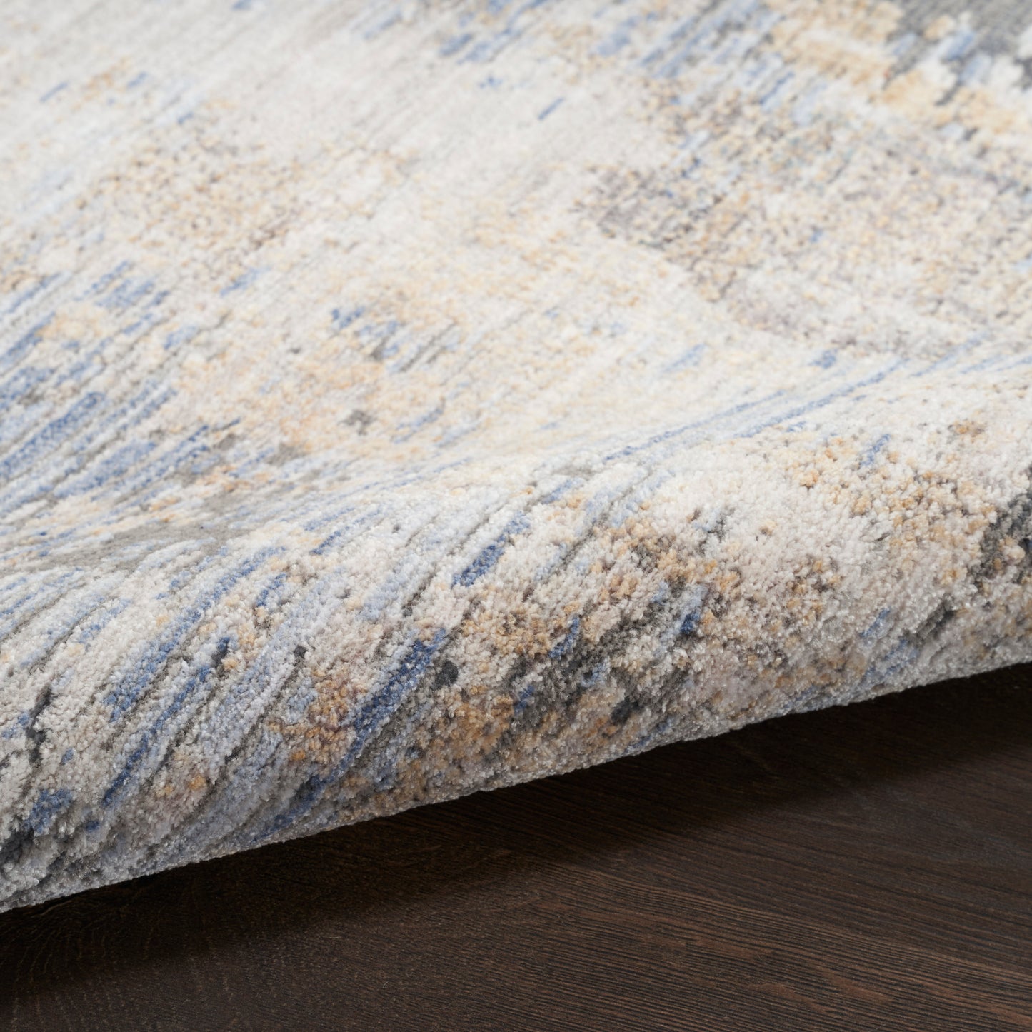 Nourison Home Abstract Hues  Grey Blue  Contemporary