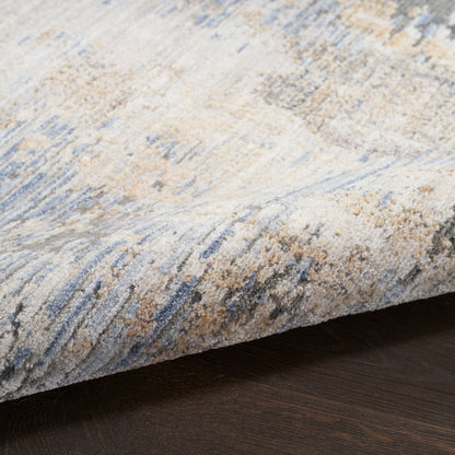 Nourison Home Abstract Hues  Grey Blue  Contemporary