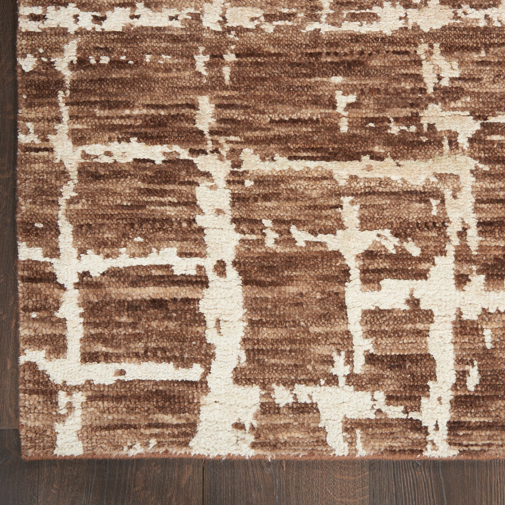 Nourison Home Luna  Mocha Ivory  Contemporary