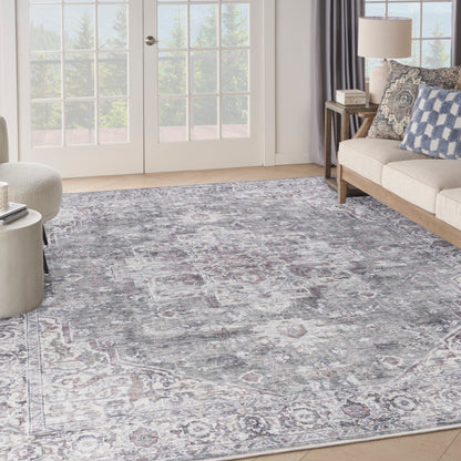 Nourison Home New Concept Washables  Ivory Grey  Traditional