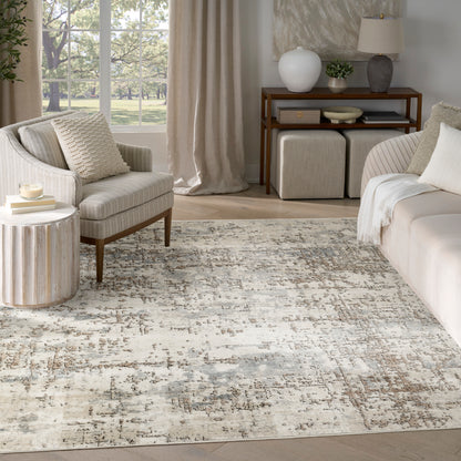 Nourison Home Quarry  Ivory Beige  Contemporary