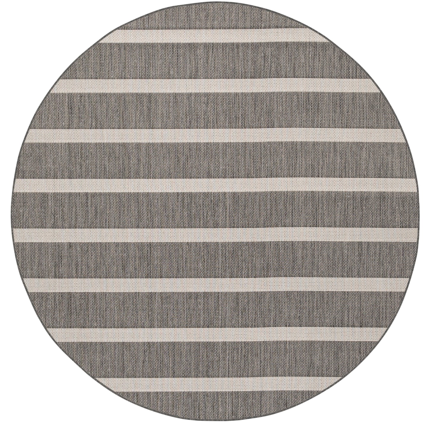Nourison Home Positano POS03 Charcoal Ivory Contemporary Power-loomed Rug