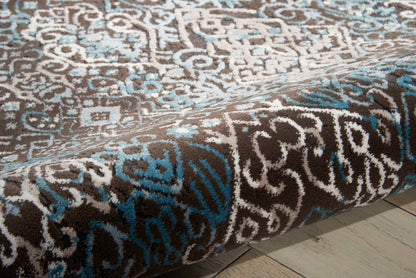 Nourison Home Karma  Blue  Transitional