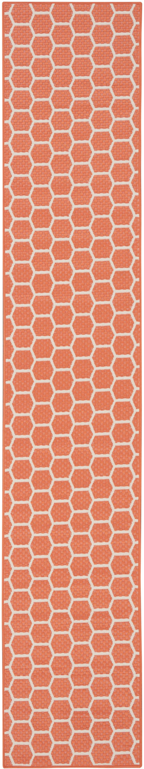 Nourison Home Twist Reversible TWS01 Coral Contemporary Loom-woven Rug
