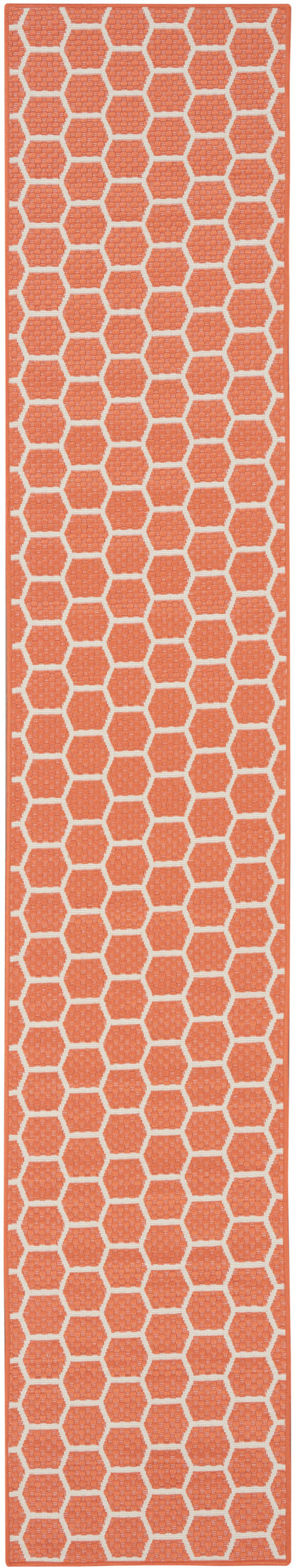 Nourison Home Twist Reversible TWS01 Coral Contemporary Loom-woven Rug