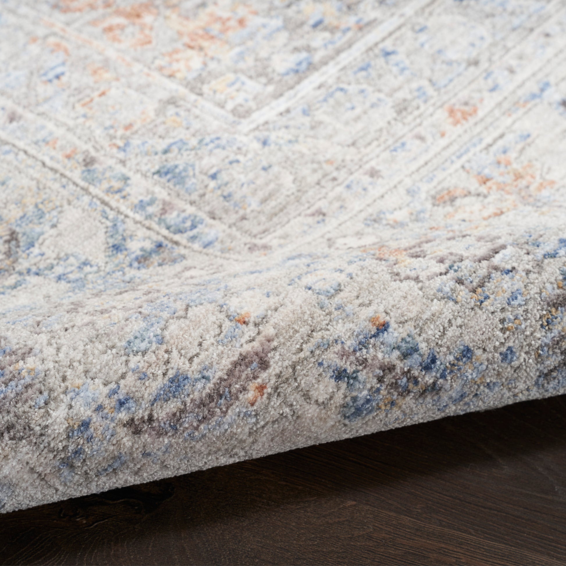 Nourison Home Elegant Heirlooms  Grey Gold  Traditional