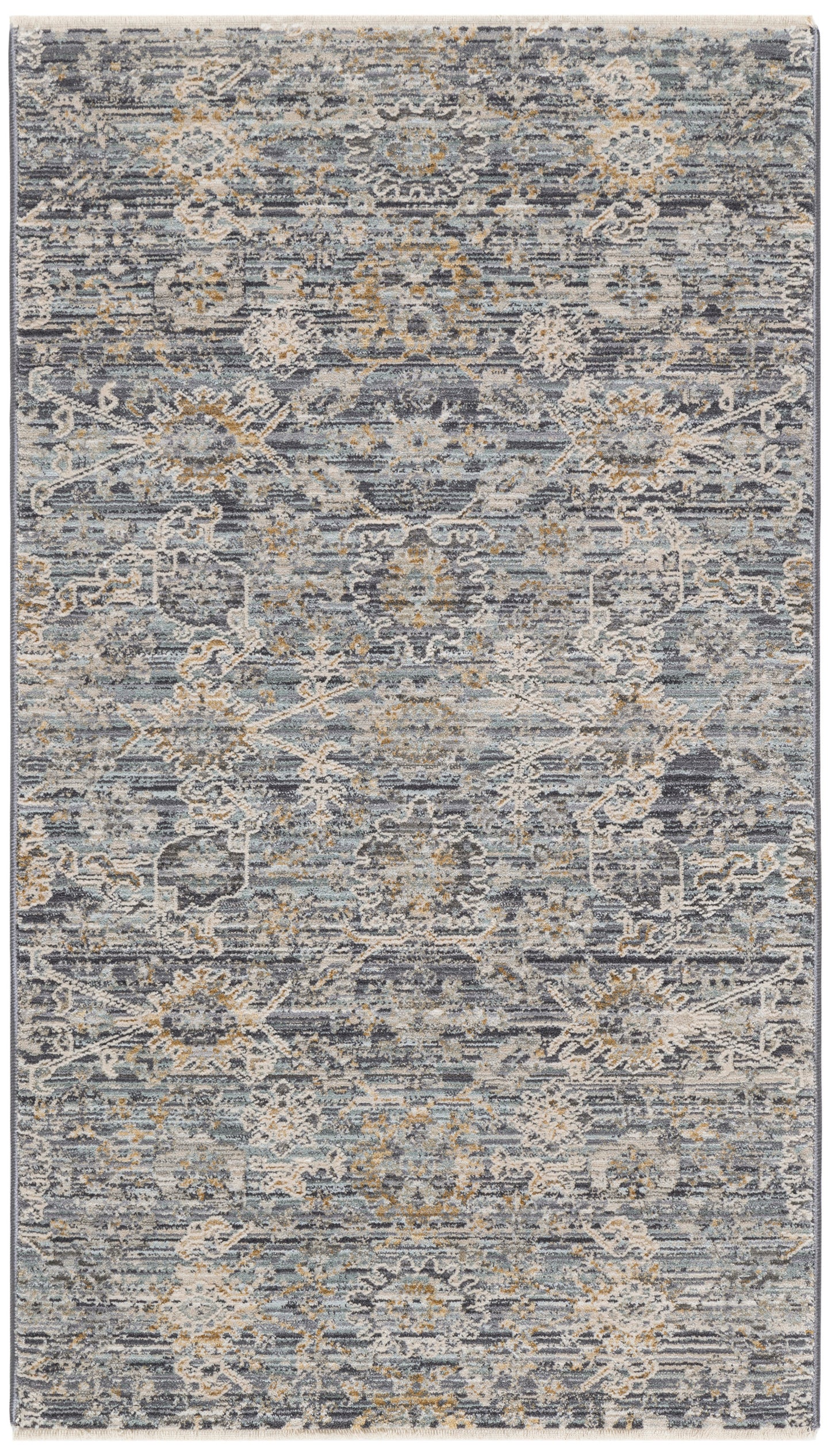 Nourison Home Lynx LNX08 Charcoal Transitional Power-loomed Rug