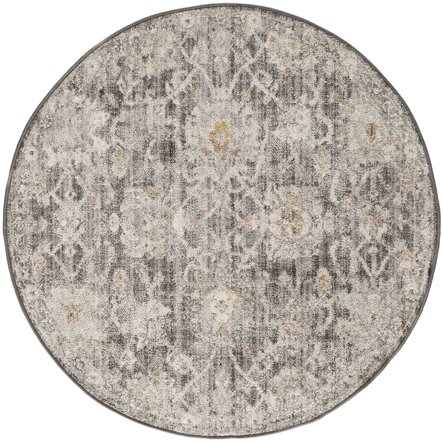 Nourison Home Oushak Home OUS01 Charcoal Traditional Loom-woven Rug