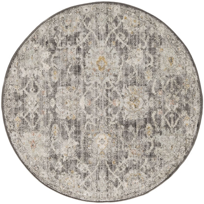 Nourison Home Oushak Home OUS01 Charcoal Traditional Loom-woven Rug
