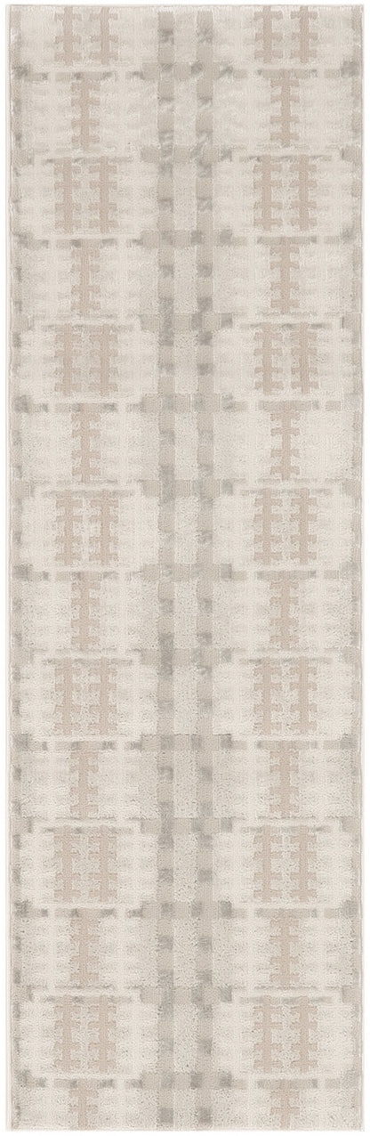 Nourison Home Nordic NRC08 Ivory Multicolor Contemporary Power-loomed Rug