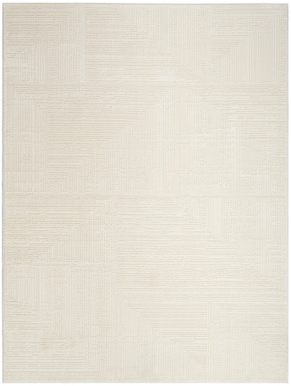 Nourison Home Sustainable Trends SUT07 Ivory Contemporary Power-loomed Rug