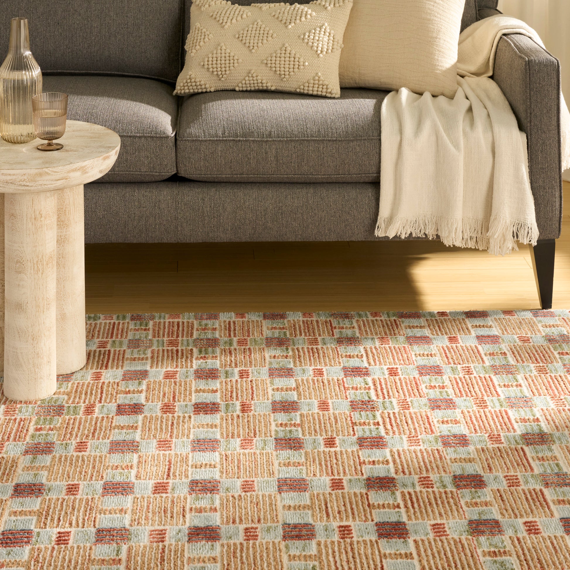 Nourison Home Nordic  Rust  Contemporary