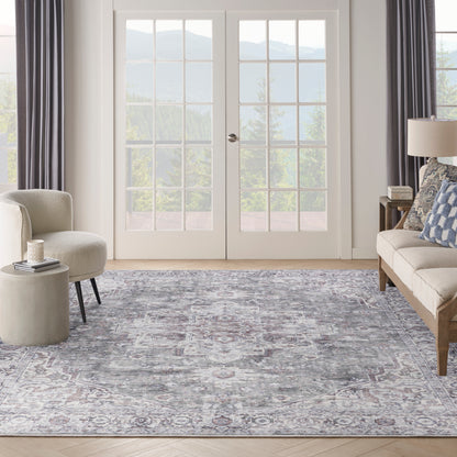 Nourison Home New Concept Washables  Ivory Grey  Traditional