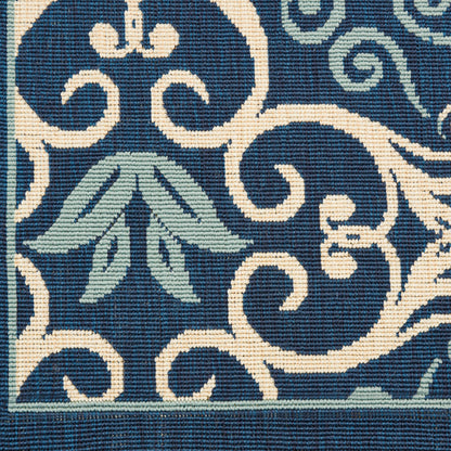 Nourison Home Caribbean  Navy  Transitional