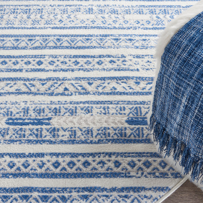Nourison Home Whimsicle  Ivory Blue  Transitional