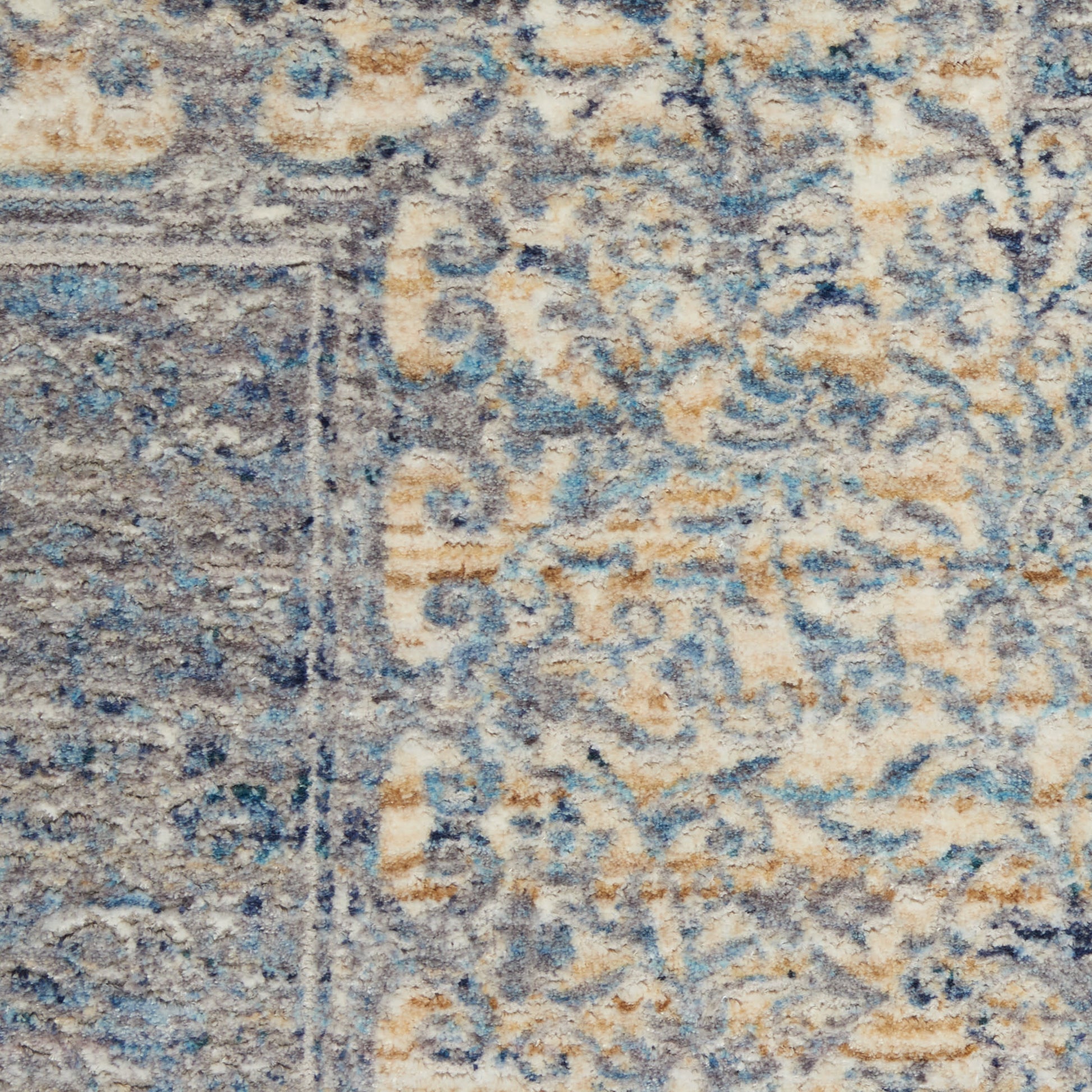 Nourison Home Lustrous Weave  Blue Grey  