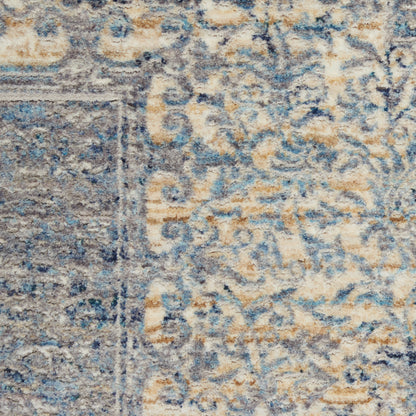 Nourison Home Lustrous Weave  Blue Grey  