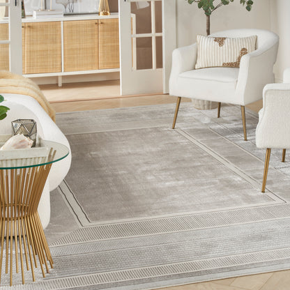 Nourison Home Glitz  Silver  Contemporary