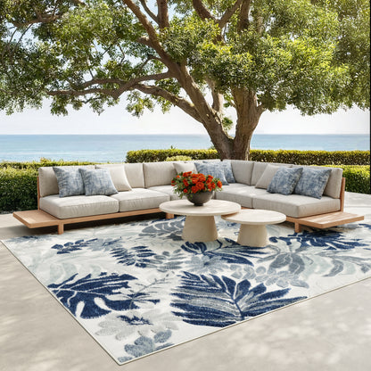 Nourison Home Suncoast  Blue  Contemporary