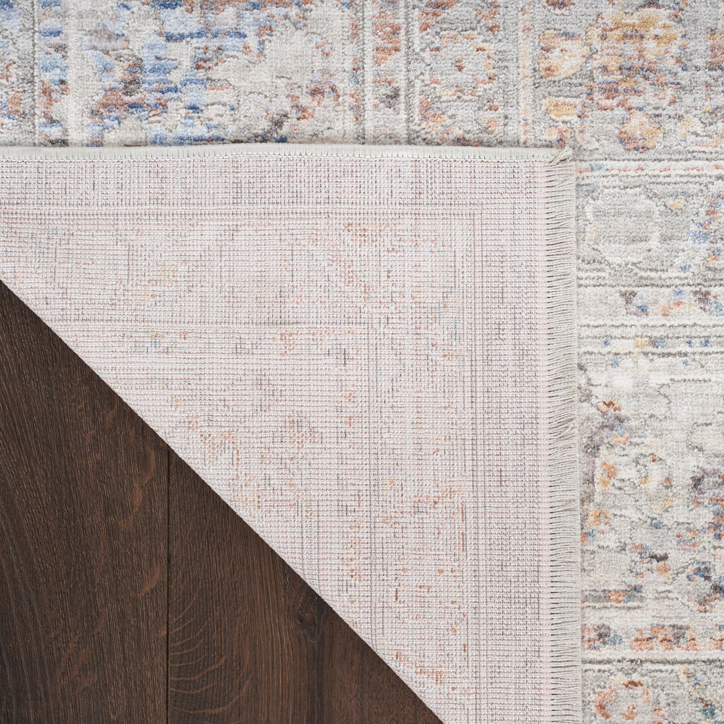 Nourison Home Elegant Heirlooms  Ivory Blue  Traditional