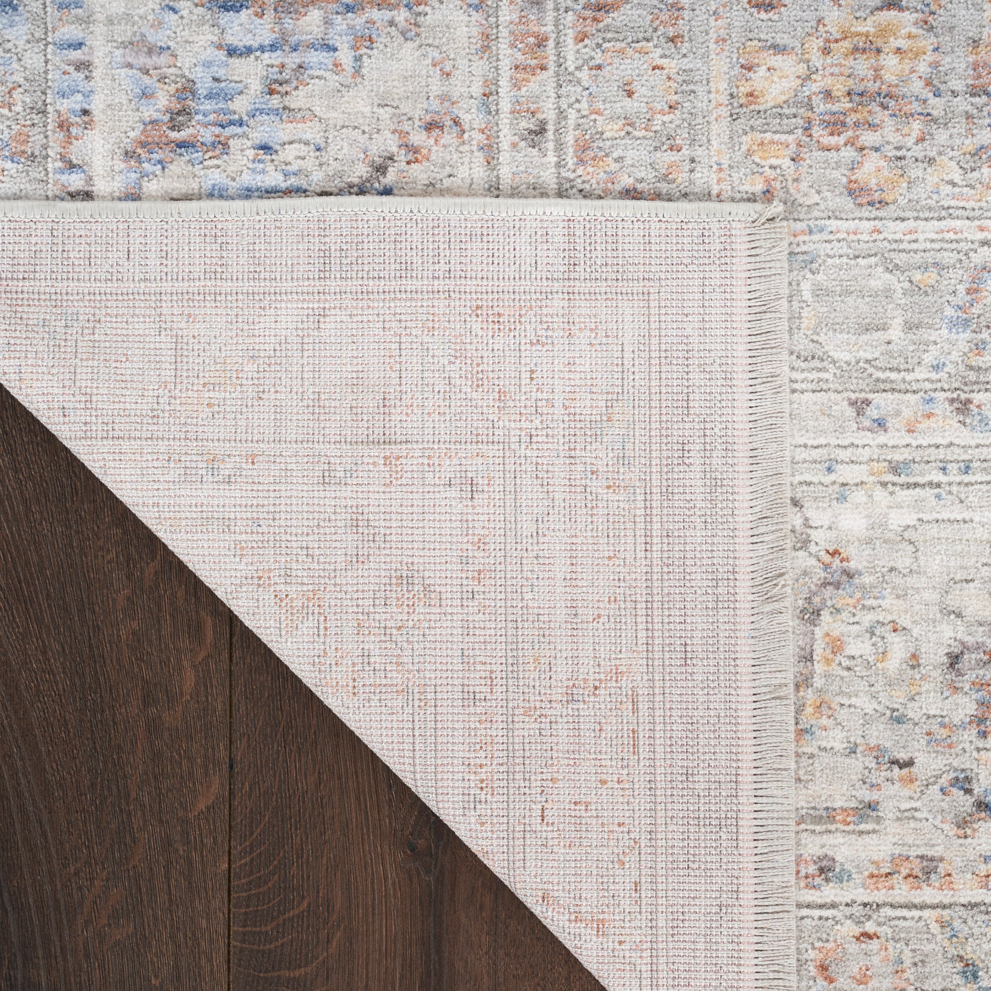 Nourison Home Elegant Heirlooms  Ivory Blue  Traditional