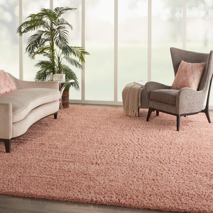 Nourison Home Malibu Shag  Blush  Contemporary