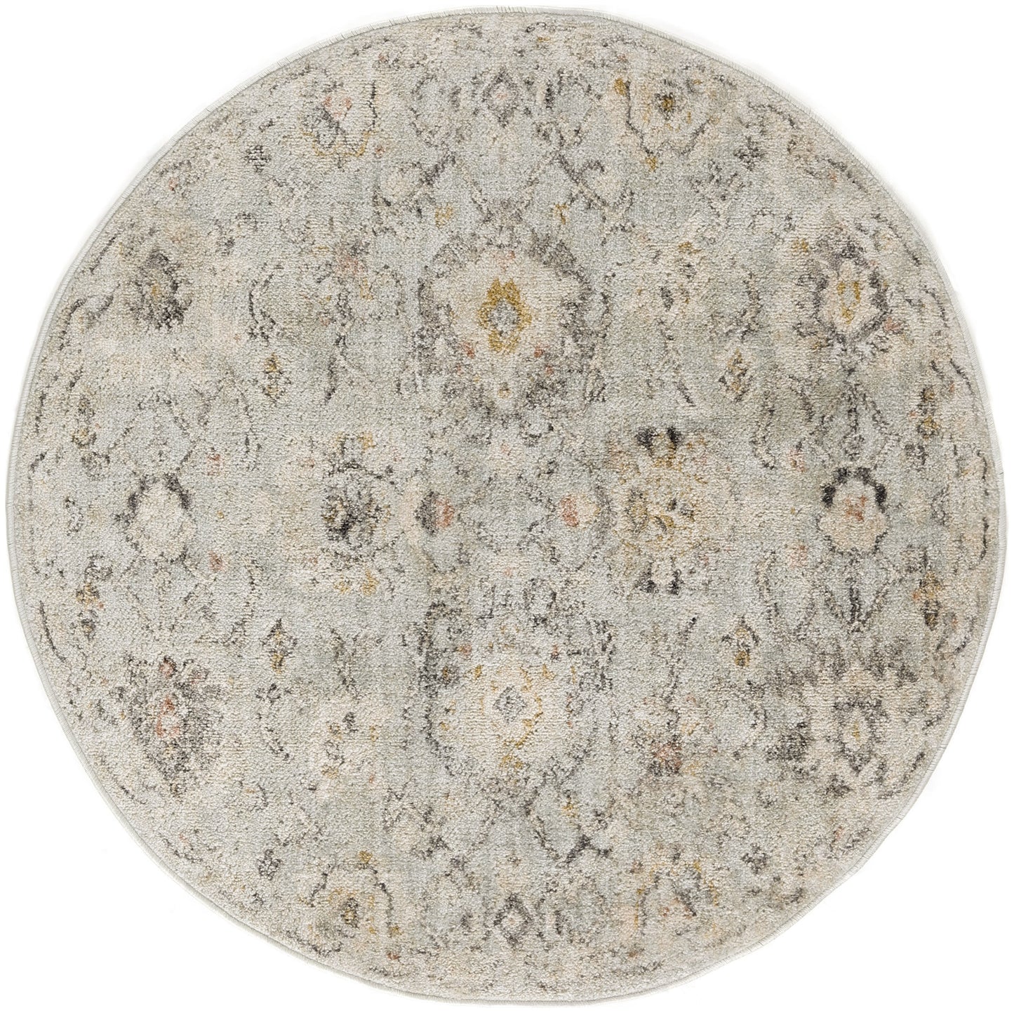 Nourison Home Oushak Home OUS01 Mint Traditional Loom-woven Rug
