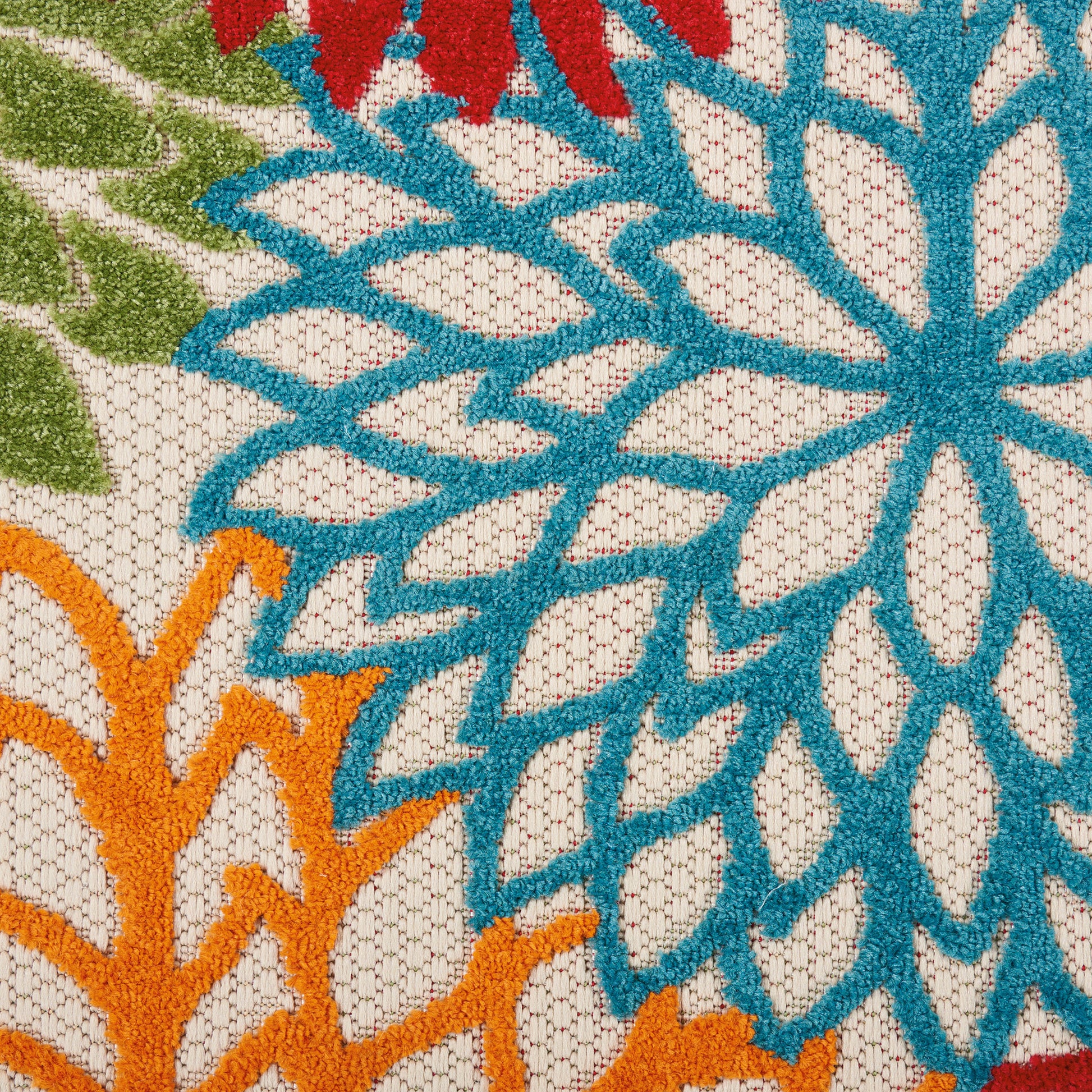 Nourison Home Aloha  Green  Contemporary