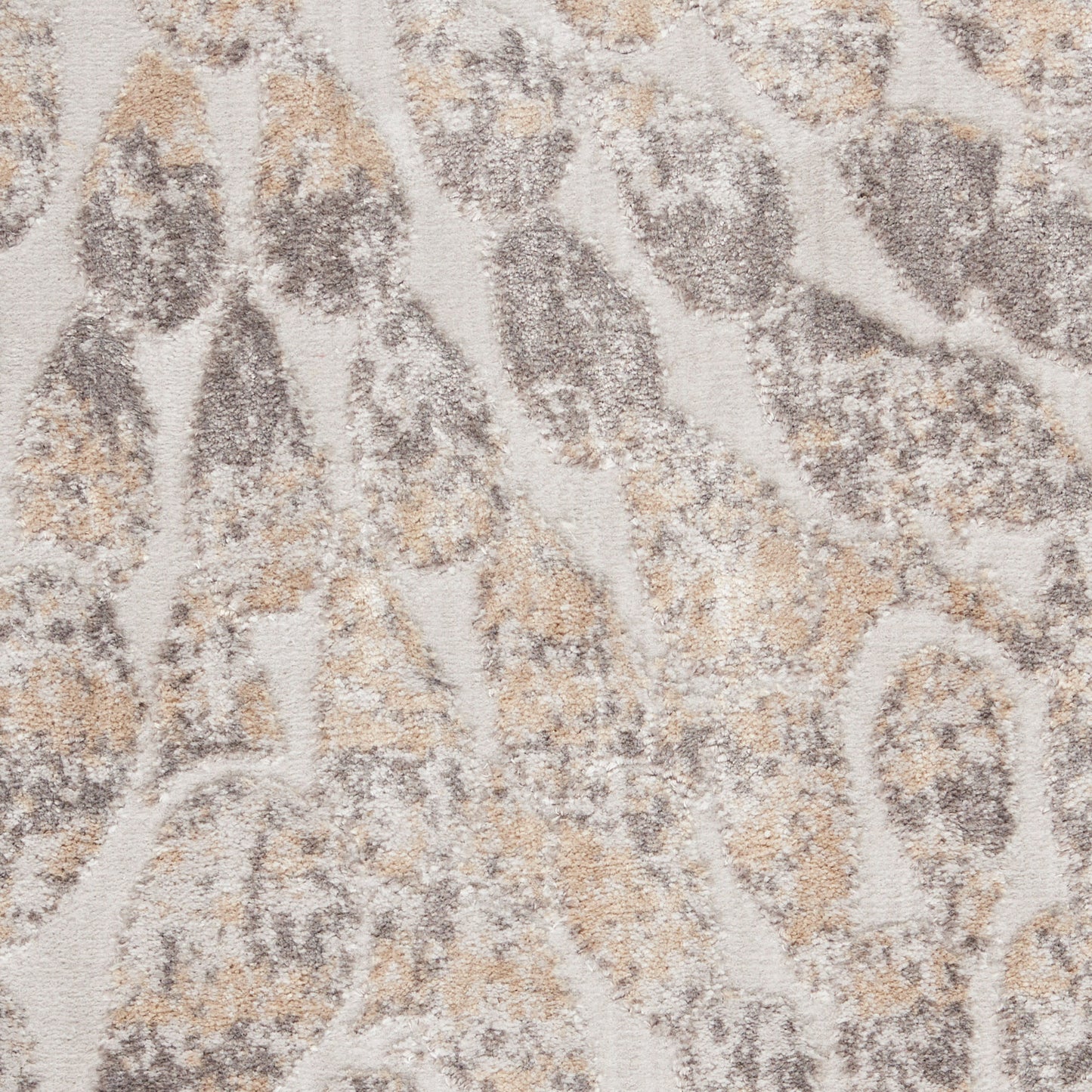 Nourison Home Silky Textures  Ivory Beige  Contemporary