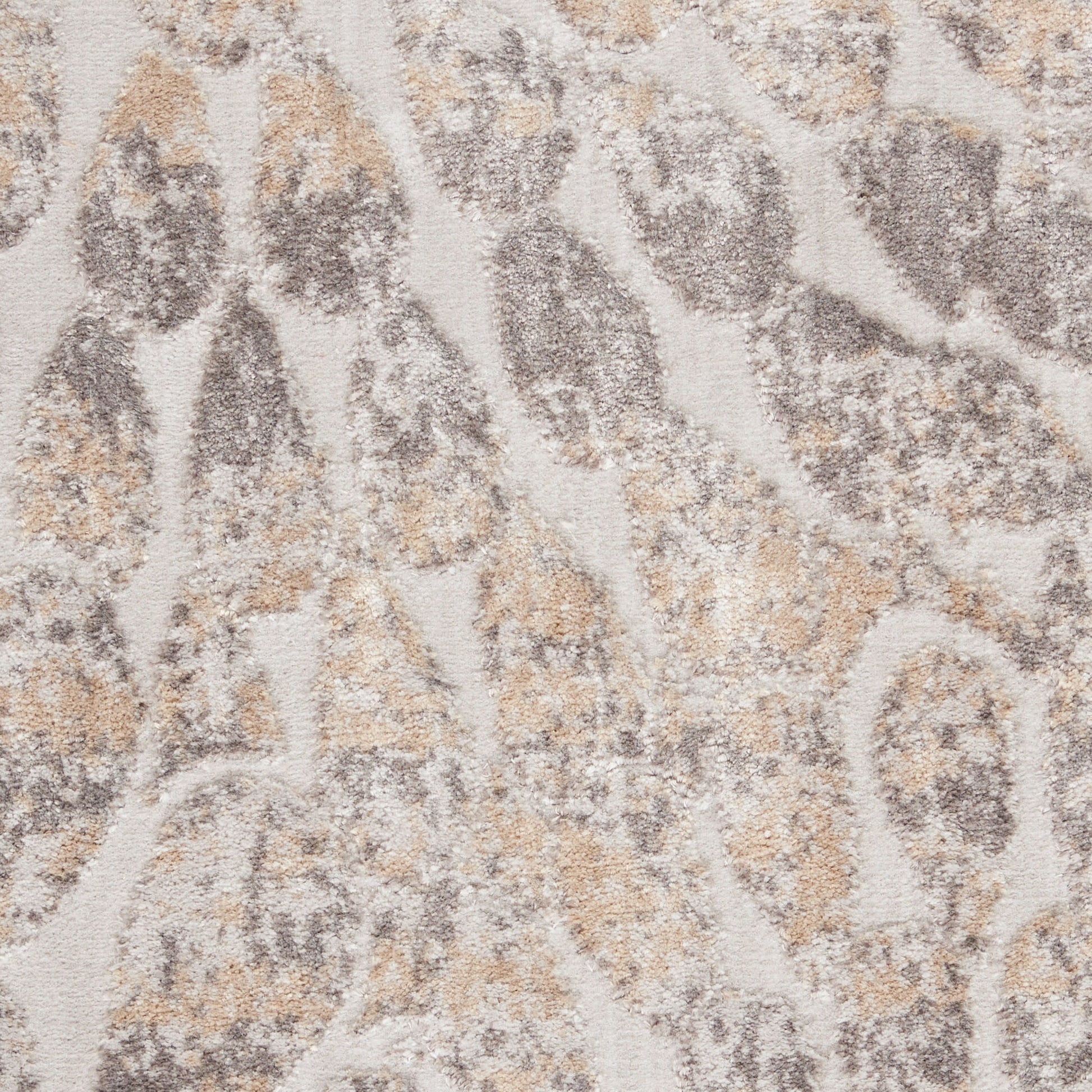 Nourison Home Silky Textures  Ivory Beige  Contemporary