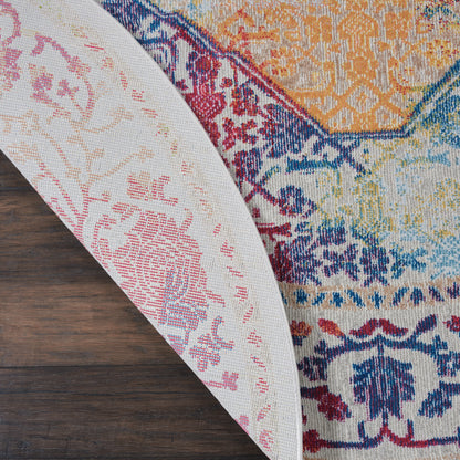 Nourison Home Ankara Global  Ivory Multicolor  Transitional
